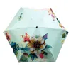 تالوني جيب مظلة مصغرة مظلة النساء الصغيرة خمسة مظلات قابلة للطي المدمجة الشمس / المطر نساء صن شاين مظلة مظلة مظلة 201112