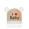 New Arrival Baby Boy Girl Ciepły kapelusz Cute Letter Niemowlę Toddler Miękki kapelusz Czapka na prezent 0-2 lat Akcesoria mody