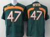 47 Michael Irvin Jersey 52 Ray Lewis 87 Reggie Wayne 5 Andre Johnson Ed Reed 26 Sean Taylor Jerseys 2022 Ncaa Miami Huriranesステッチカレッジサッカージャージ