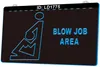 LD1775 Blow Job Area Gravure 3D Signe lumineux LED Vente en gros au détail