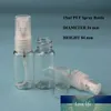 30 unids/lote 15ml PET botella de Perfume atomizador Spray embalaje mujer botella de plástico contenedor cosmético pulverizador transparente