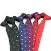 NECKINES SITONJWLY 6CM SKLULL FOR Men Classic Poliester Printed Nucidus Business Mężczyzna swobodny gravatas Slim Tie Custom Logo1