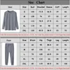 2 Peças para mulheres traje de roupa de roupa casual camisa de manga longa e calça Jopper Solid Color Tracksuit Feminino Ropa Mujer Spring Autumn LJ201117