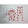 Infant Set Pyjamas Home Service Paket Druck Unterwäsche mit Hut Neugeborenes Baby Mädchen Kleidung LJ201223