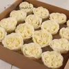 New Artificial Austin Soap Flower Head Giant Soap Flower Ecuador Rose Valentines Day Gift wedding home Christmas decor16pcslot T200903