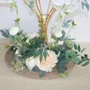 Decorative Flowers & Wreaths Flone Artificial Arrangement Wedding Welcome Sign Centerpiece Table Runners White Backdrop Floral Stage Decorat