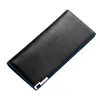 Portfele zwykłe cienki portfel męski długa torebka solidna z miękką skórzaną karty uchwyt na karty Money Bag Monety Pocket Portse1