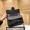 Monedero diseñador monedero cadena bandolera compras casuales bolsos con solapa bolsos de sobre bolsos de hombro embrague de dama bolso de lujo bolso de mano totes Caviar Crust bolso liso