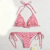 Zestaw strojów kąpielowych bikini 2021 Up 2 sztuki seksowne kropki w płaszczyznie plażowe brazylijskie bikinie