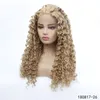 Kinky Curly Sintetic HD Transparente Lace-Frontal Peruca Peruca Humano Cabelo Perucas Frontais 14 ~ 26 polegadas Pelucas 180817-26