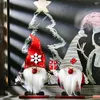 木製のクリスマススウェーデンのgnomeサンタのおもちゃ人形の装飾品祝日ホームパーティーの装飾S16 20ドリップShip Y201020
