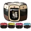 Portable Folding Pet Zelt Hundehaus Outdoor Kennels Für kleine große Hunde Faltbare Laufstall Indoor Puppy Käfig Haustier Hund Kiste Zimmer LJ201204