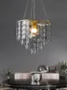 2020 Light Luxury Grey Glass Art Led Chandelier Post-Modern Restaurant Creative Personality Pendant Lights Sovrum Alla Koppar Lampor