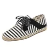 Brezentowe Buty Oddychające Straw Hemp Liny Męskie Damskie Duży Rozmiar 36-44 EUR Moda Oddychająca Wygodne Czarne White Green Casual Nine 11