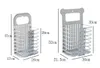 Ev Katlanır Sepet Plastik Giysi Depolama Sepetleri Duvar Asılı Çamaşır Çöp Katlanabilir Oyuncak Organizatör Banyo Aksesuarları LJ201204