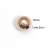 beadsnice 14k 로즈 골드 가득한 5-10mm Rotund 금속 구슬 보석 서브 어셈블리