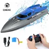EACHINE EB02 RC Boat Remote Control Ship 2.4G 4CH High Speed Motor Up To 30+ KPH For Pool And Lake 40 Mins Usage Time Boat Toys