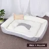 Bone Pet Bed Warm Products For Small Medium Large Dog Soft Dogs Washable House Cat Puppy Cotton Kennel Mat Y200330