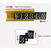 Big Label Counter Shelf Desk Top Sign Jewelry Combined Pricing Cube Digital ¥ Metal Price Tag Holder