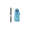 Portatile colorato in lega di alluminio Mini Snuff Snorter Sniffer Bottle Herb Tobacco Stash Case Design innovativo Bullet Shape Smoking DHL Free