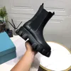 Clássico Designer Rois Martin Boot Mulheres tornozelo de couro genuíno de couro militar modelos plataforma saco botas Triple Cowhide motocicleta sapatos de alta qualidade