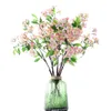 Подделка Apple Blossom (3 стебли / шт.) 25.2 "Длина симуляция вишня для свадьбы Дома Декоративные искусственные цветы