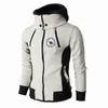 2022 Jott Printed High Neck Zipper Winter Man Kurtka grube z kaptury męski płaszcz pulloverowy Desigh All-Match WindProof Threwear