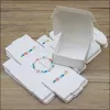 Handgemaakte kraftpapier Candy Box Marmeren Ontwerp Patroon Mini Gift Container Candy Chocolate Gunst Kleine Mailing Boxes