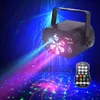 129 Patterns USB Rechargeable Laser Projector Lights RGB UV DJ Disco Stage Party Lights for Christmas Halloween Birthday Weddin Y201006