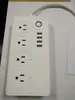 Wifi Smart Power Strip 4 EU/UK/AU/US Outlets Plug with 4 USB Charging Port Timing App Voice Control Work with Alexa Google Home Assistant