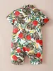 Baby Floral Imprimer Button détail Bow Bow Front Raiper She