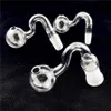 10mm 14mm 18mm manlig kvinnlig klar tjock pyrex glasoljebrännare vattenrör för oljeriggar glas bongs tjocka stora skålar för rökning