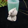 3D Tiere Mini süßer Löwe Silikonform Weihnachtskuchen Dekorationswerkzeuge DIY Schokoladenform Kerze Fondant Mousse Formen Kuchenwerkzeug T200703