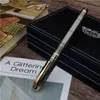 Gift fountain pen Fashion style Dark grey ink Office and learning luxury writing metal Y200709