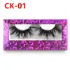 Glitter Laser Eyelash Paper Packing Box Eyelashes Förpackningsfodral med fönster T2i53385