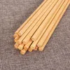 Palillos de bambú de madera natural japonesa Salud sin laca de cera Vajilla TEBIDWARE TEBIDWARE HASHI SUSHI CHINE GRATIS DHL para 500 PCS