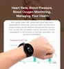 D18 Smart Watch Blood Pressure Round Wristband Men Women Sport Tracker Pedometer Smartwatch Color Screen For Android Phone7321616