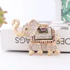 Keychains European And American Key Pendant Rhinestone Elephant Classmate Party Birthday Gift Fred22