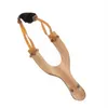 Fidget Toys Material de madera Slingshot Cuerda de goma Diversión Tradicional Niños Al aire libre Catapulta Interesante Caza Props Toys 0322