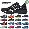 Yeni Hız Çapraz 4 CS Açık Erkek Koşu Ayakkabıları Speedcross 4 Koşu Runner IV Eğitmenler Erkekler Spor Sneakers Scarpe Zapatos 36-46