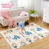 Infant Shining Baby Mat Portable plegable Baby Climbing Pad 150X200x1CM Baby Play Mat Foam Pad XPE Tasteless Parlor Game Manta LJ201113