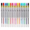 Uni Style Fit Gel-Multi-Stift-Mine – 0,38/0,28/0,5 mm, 8 Stück/Lot, Schwarz/Blau/Gold, 16 Farben erhältlich, Schreibzubehör UMR-109 201202