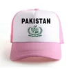 Pakistan Mężczyzna Młodzież DIY Darmowe Niestandardowe Pak Unisex Hat Nation Flaga Islam Arabski Islamski PK Pakistani Arab Drukuj Photo Czapka z daszkiem J1225