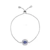 Bracciale impilabile con occhi in cristallo retrò Pull String braccialetti di diamanti regolabili da donna, gioielli di moda e regalo sabbioso