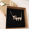 Custom Name Necklace vintage Actual Handwriting Signature Pendant Necklace Women Men Choker Jewelry Friendship Gift For Her8434224