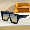 Мужские фиолетовые солнцезащитные очки Cyclone Z1641E Классические дизайнерские мужские солнцезащитные очки в толстой оправе с переносицей, декоративный хрустальный цветок Personalit272o