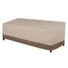 US stock 79*37*35in Heavy Duty 600D Oxford Polyester Outdoor Patio Furniture Cover Khaki a51400o