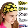 Softball Sports Headband Girls Baseball Printed Bandanas Yoga Fitness Hårband Running Football Headband Fashion Hip Hop Turban