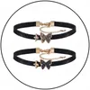Choker Schmetterlingskragen Halskette weibliche Schlüsselbeinkette Japan und Südkorea Persönlichkeit schwarze Halskette Street Fashion Accessoires