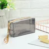 Clear Waterproof Makeup Bags Fashion Women Laser Transparent Sequins Cosmetic Bag Travel Storage Bags High Capacity